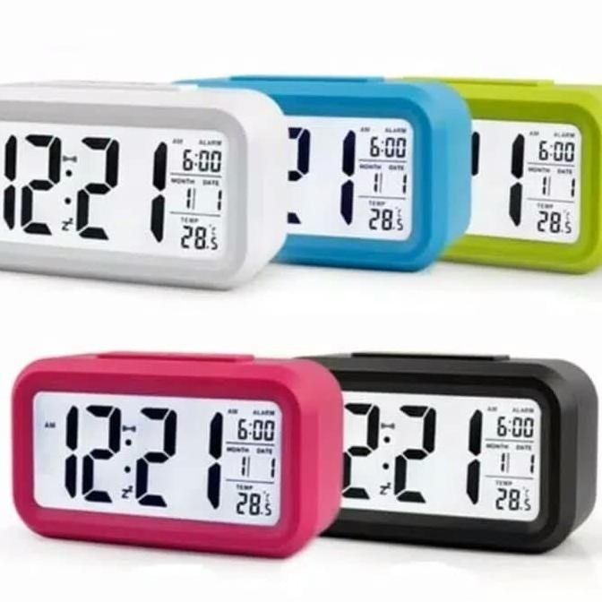 (Allthebest) Jam meja digital LED/ jam weker