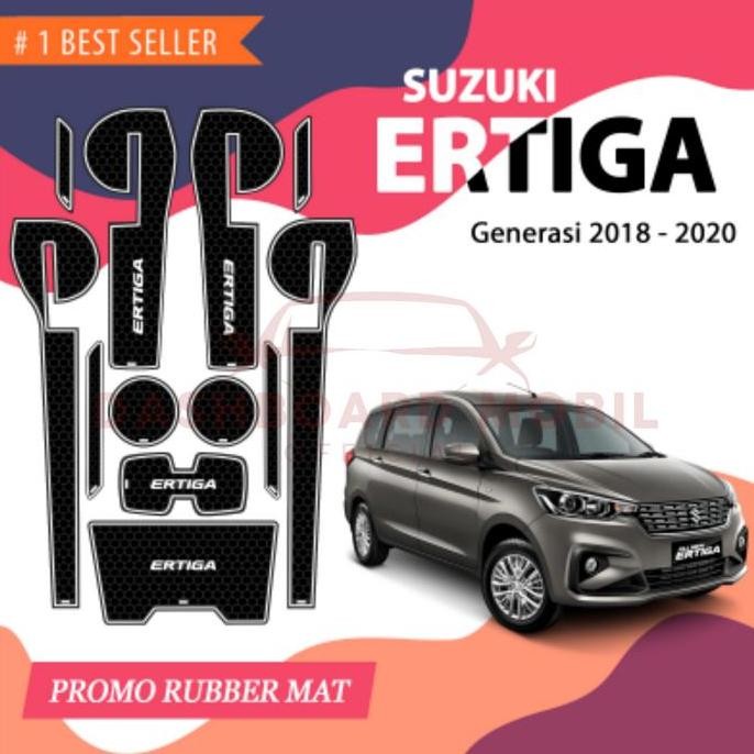 AKSESORIS INTERIOR MOBIL DOOR GROOVE MAT/ ANTISLIP RUBBER CUP MAT/ ALAS VARIASI SUZUKI ALL NEW ERTIG