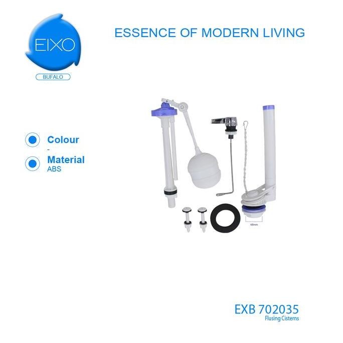 Alat Kloset Set Eixo Series Universal Pelampung Pembilas Handle Closet