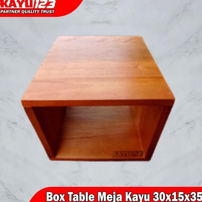 Box Table Meja Kayu Kotak Minimalis  Meja Kotak