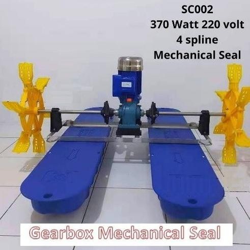 tersedia kincir air mini tambak udang ikan 370w 220v efisien