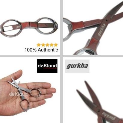 

Authentic Gurkha Metal Foldable Scissors | Gunting Lipat Kapas Ss Cm Terlaris