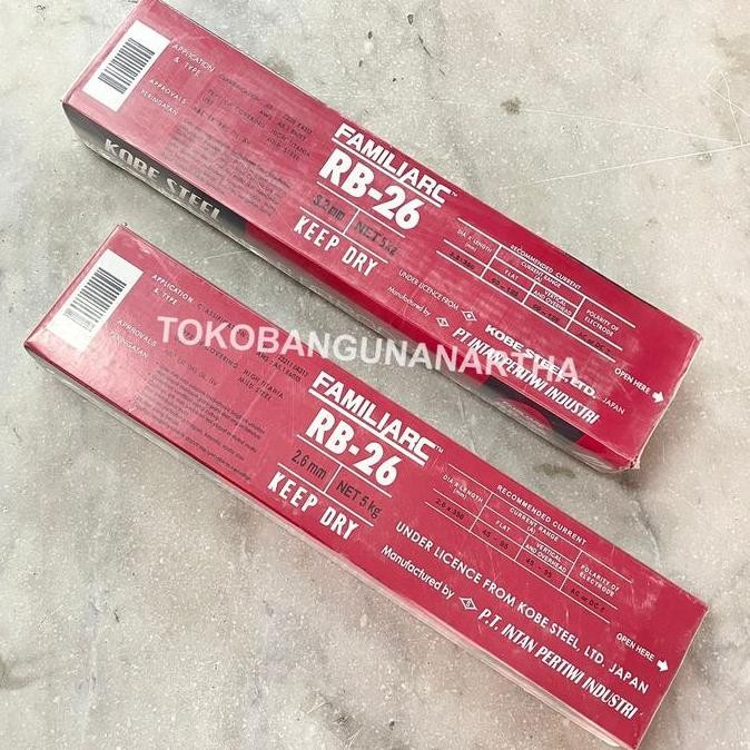Kawat Las Kobe Steel Welding Electrodes RB26 1 KG