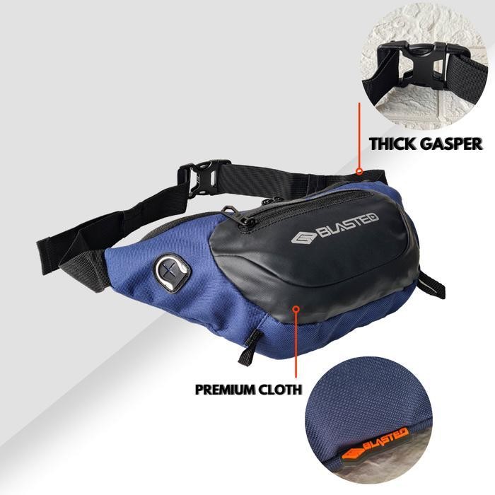 Twb Tas Pinggang - Tas Pinggang Pria - Tas Waistbag Blasted - Taskeren