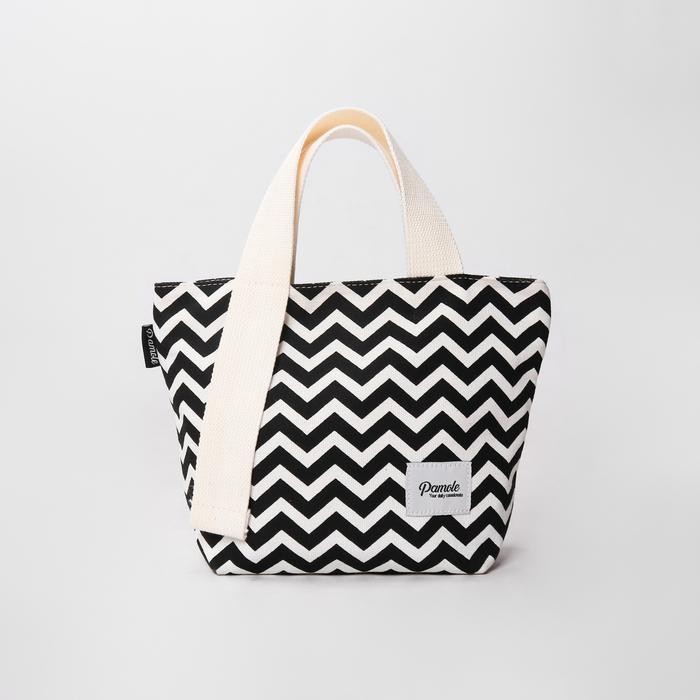 Ft Pamole Pouch Travelling Mini Totebag Bahan Kanvas - Shara Series