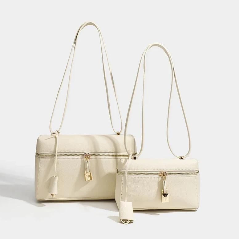 Lp27 Original Leather Autumn/Winter Vintage Underarm New Bag Extra Bag Lunch Box Bag High-End Feel H