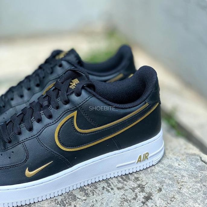 Promo Nike Air Force 1 '07 Lv8 Black Metallic Gold