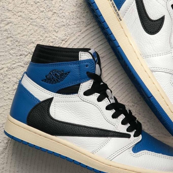 Grosir Air Jordan 1 High Og Travis Scott X Fragment (100% Authentic)