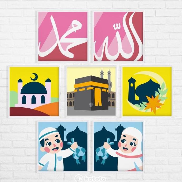 

Ready Paint by Numbers Ramadan & Idul Fitri | Hadiah Anak Melukis Parsel Kreatif