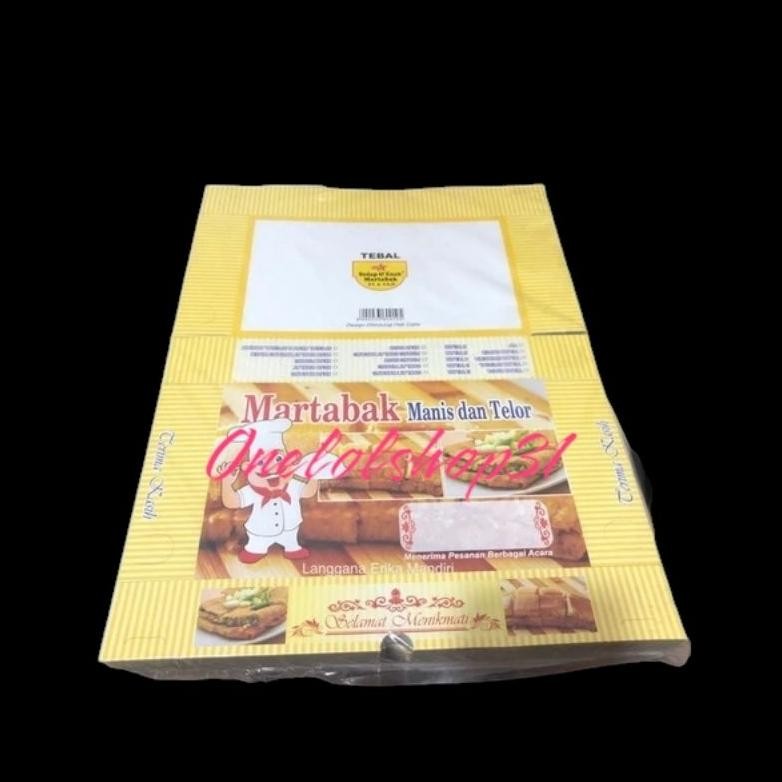 

100Pcs Box Martabak / Dus Martabak Tebal 21x13,5 350Gsm aSt