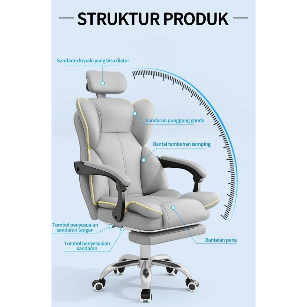 (Expert) Kursi Game Santai/Kursi Game/Kursi Kantor/Kursi Komputer