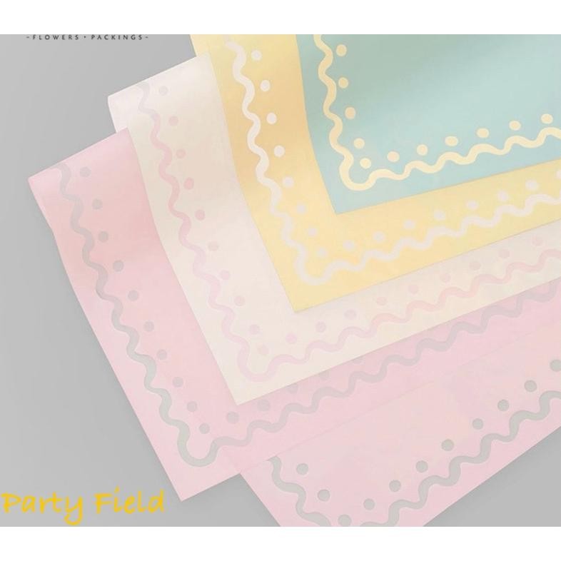 

[1PAK/20PCS] XSD kertas buket bunga / Flower bouquet wrapping paper aSt