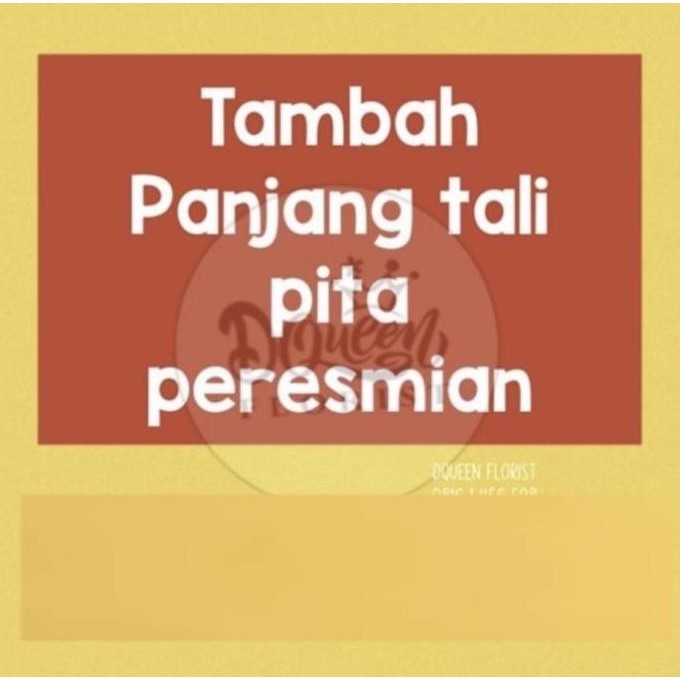 

Baru Tambahan Tali Pita Peresmian Variasi Warna Pilihan Grand Opening