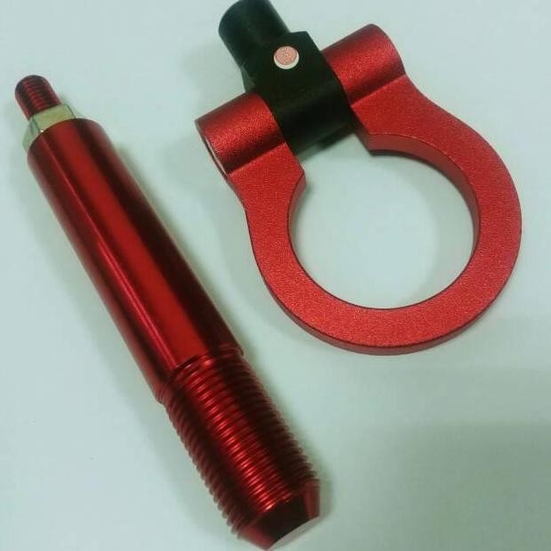 Towing Hook BUMPER depan derek mobil TOYOTA Yaris lele 2014 2015 2016 2017 2018 derek mobil MERAH SI