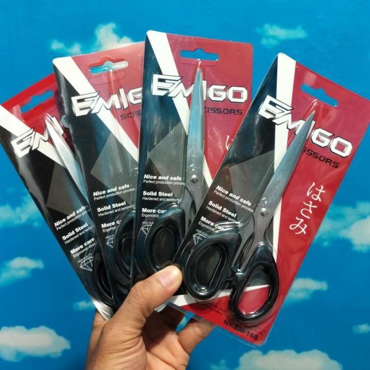 

Isi 6 Pcs Gunting Emo Medium Scissors Em165