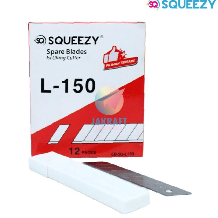 

60 Pcs Grosir Squeezy Cutter Blade Cbsql150 Refill Isi Ulang Segala Macam Cutter Besar Seperti L Pa