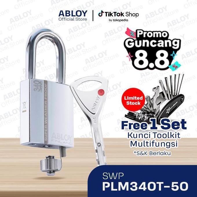 Abloy Gembok Padlock  Plm340T/50 Swp