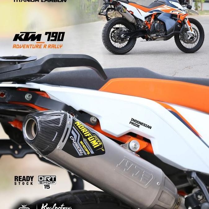 // knalpot ktm 790 adventure //