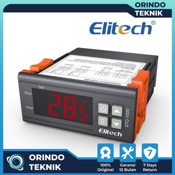 Elitech STC1000 Thermostat ORI Termostat Digital STC-1000 Termometer
