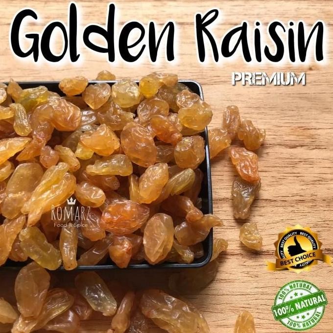 

(Allthebest) GOLDEN RAISIN PREMIUM 500gr / KISMIS KUNING / KISMIS GOLDEN