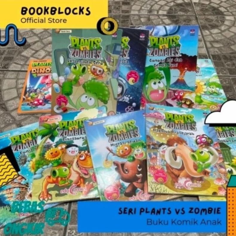 BUKU KOMIK SAINS ANAK - PLANTS VS ZOMBIE [PART 4] MURAH
