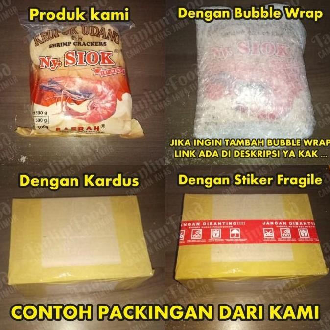 

(Allthebest) Kerupuk Udang / shrimp crackers Oval Dus Box Ny Siok