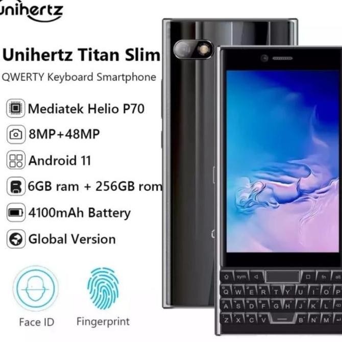 Unihertz Titan Slim - 6Gb+256Gb Keyboard Qwerty Android 11 Nfc Co