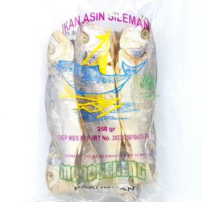 

(Allthebest) MOROSENENG IKAN ASIN SILEMAN HALAL MUI 250gr | MENTAH KHAS PASURUAN