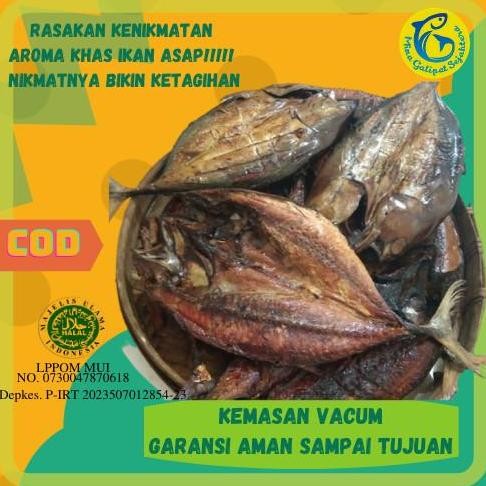 

(Allthebest) Ikan Asap Cakalang fufu Cakalang asap kmasan vacum berat segar 1 kg