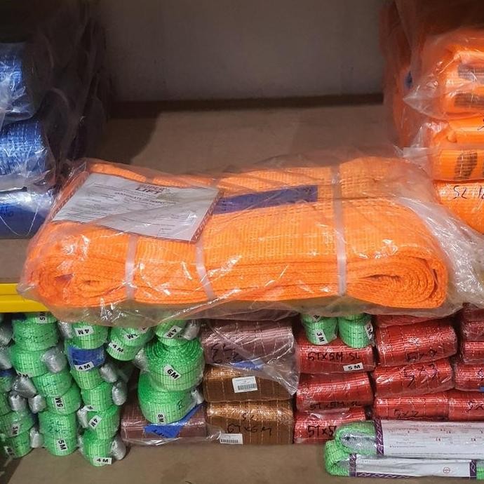 Superlift Polyester Webbing Sling 10Ton X 6Meter/Webing Tali Angkat Co