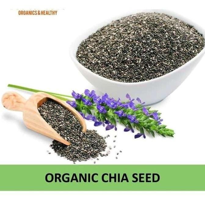 

(Allthebest) Organic Black Chia Seed 500gr 500 gr gram / MPASI CHIA SEED