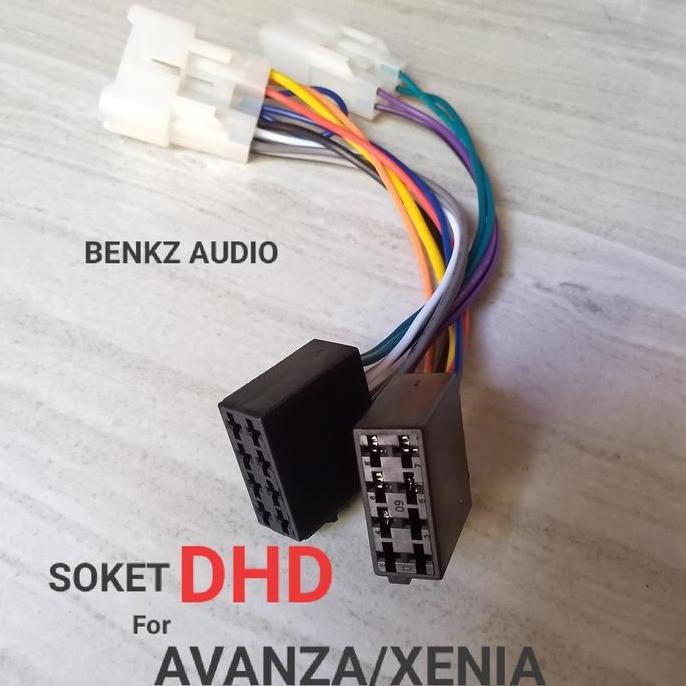 SIAP KIRIM SOKET HEADUNIT DHD PLUG & PLAY TOYOTA AVANZA XENIA | KABEL AUDIO MOBIL