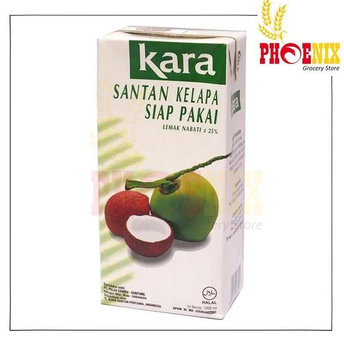 

Promo Kara Santan Kelapa 1000Ml 1 Dus Isi 12 Kotak - Santan Cair 1 Liter Masakan