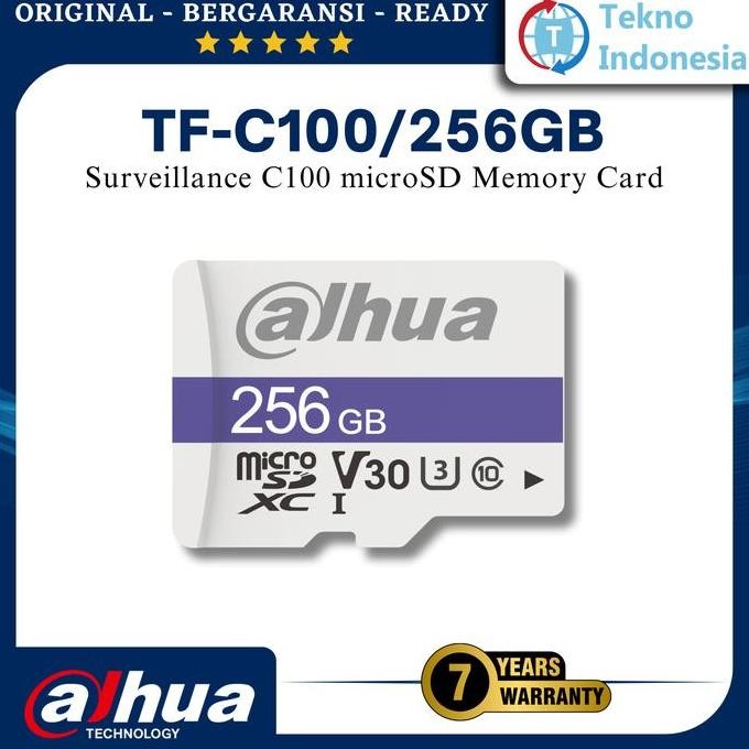 Dahua Microsd 256Gb Tf-C100 Mmc 256Gb Memory Card Cctv Co