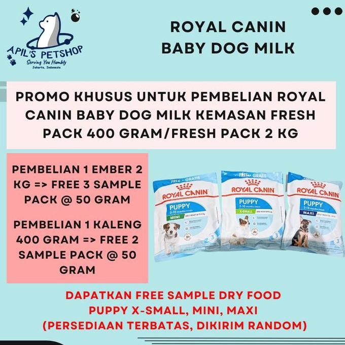 TERBARU - ROYAL CANIN BABY DOG MILK - SUSU ANJING ROYAL CANIN - SUSU PUPPY 2 KG