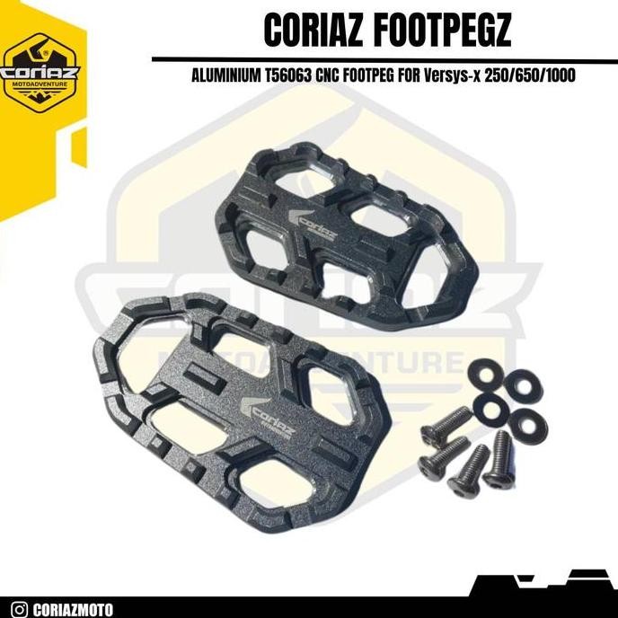 HARGA DISC - Footpeg Offroad Kawasaki Versys X-250 Versys X-300 Versys 650 Versys 1000 / Footstep Ve
