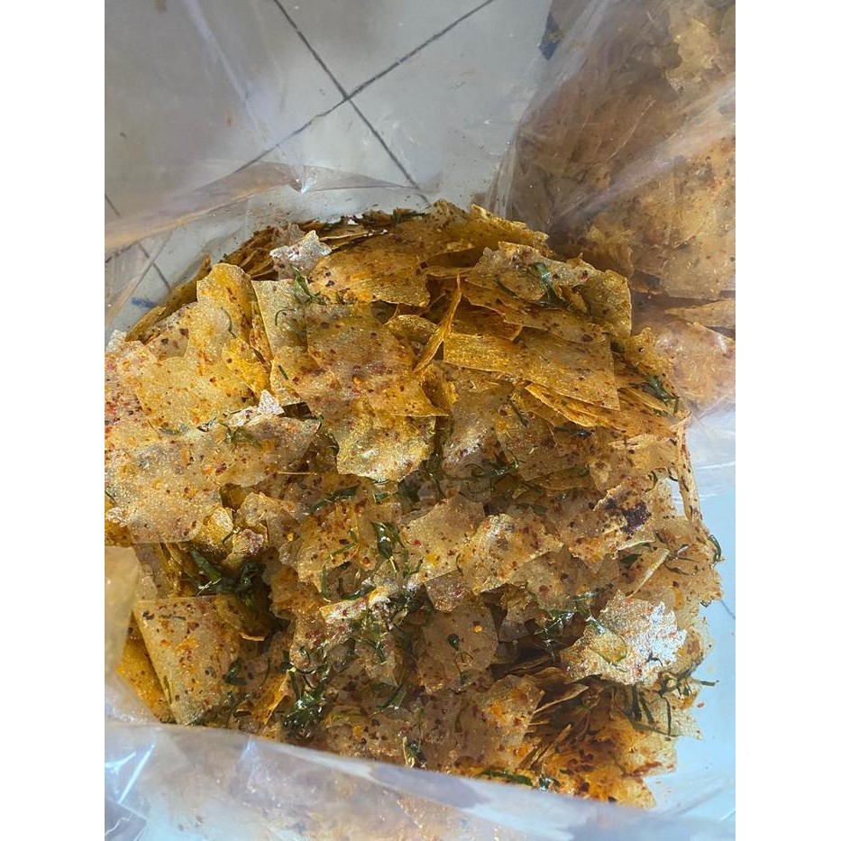 

CCF keripik kaca si Mpow kripca daun jeruk 500 gram