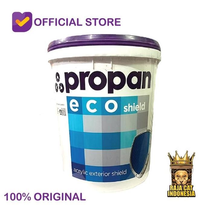 TERMURAH - Cat Tembok Eksterior Propan Eco Shield ES-600 Putih 9101 25 Kg Pail