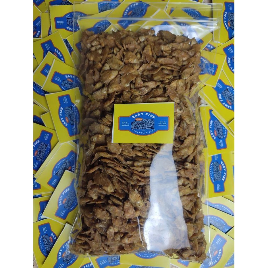 

Ccf Baby Fish Crispy 1Kg Ikan Petek /Pepetek Original Renyah Murah Camilan Food Kering Snack Cemilan Keripik Spicy