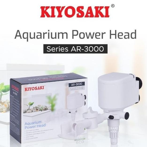 Tersedia Pompa Air Celup Kiyosaki AR-3000 Powerhead Aquarium 25W Low Watt