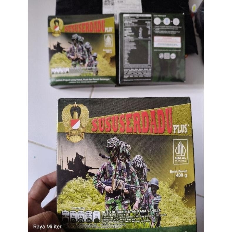 

Ransum, Susu Serdadu / Susu Bubuk Instan / Susu Jatah Tni, Exp Tahun Depan (Maret 2026) Terbaru