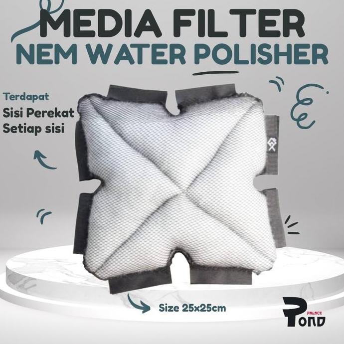 Tersedia Filter Chamber Sponge Busa Polisher Media Mekanis Filter Kolam Koi