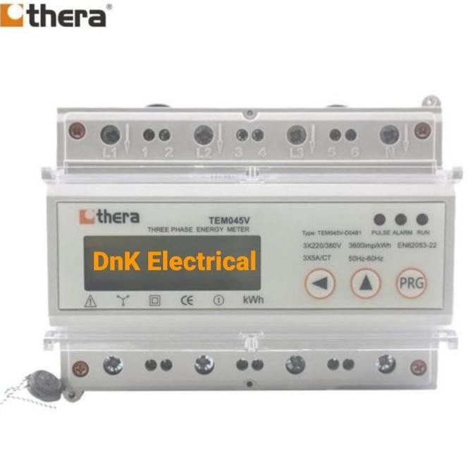 KWH Meter 3 Phase via CT Modbus THERA TEM045V-D0481