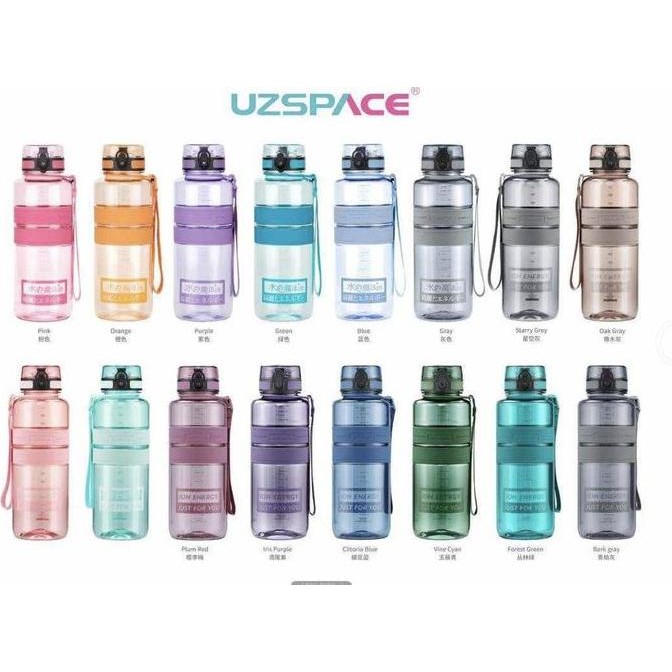 UZSPACE 5032 Botol Minum Olahraga Besar 1.5 Liter USA Tritan
