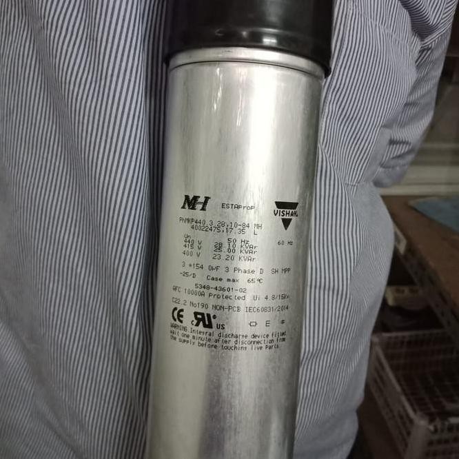 Capacitor Vishay 25Kvar Kapasitor Bank 3 Phase 415V