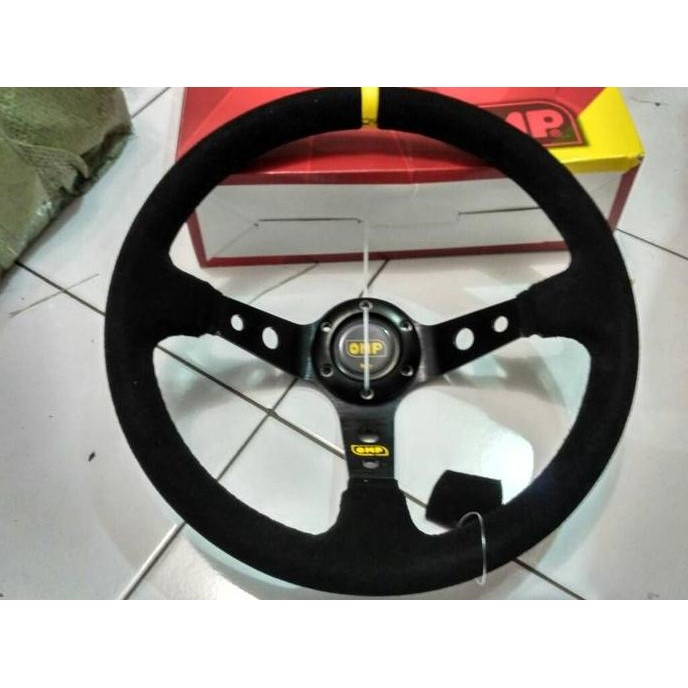 STEERING WHEEL /STIR RACING OMP ORIGINAL DAN TERPERCAYA