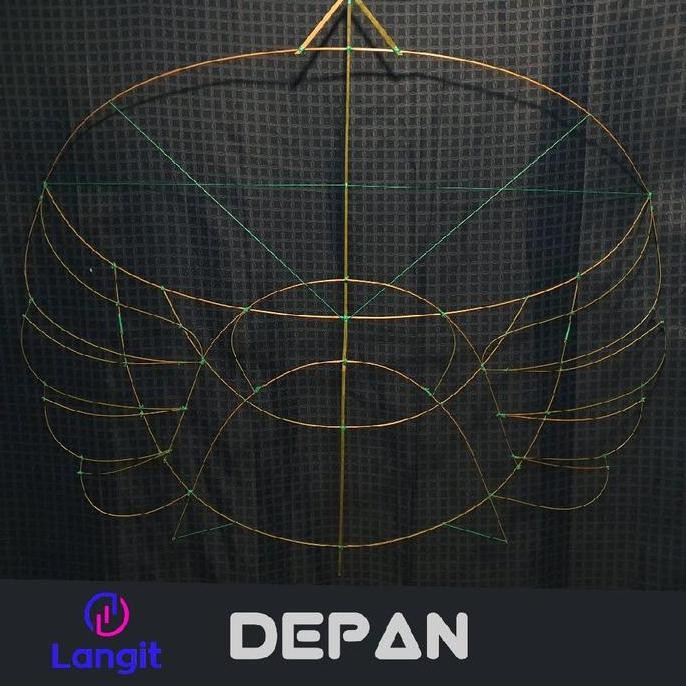 (Allthebest) [ Kerangka layangan ] Kerangka  Ram raman 1,5 meter / 150 cm / Arku layangan ram raman 