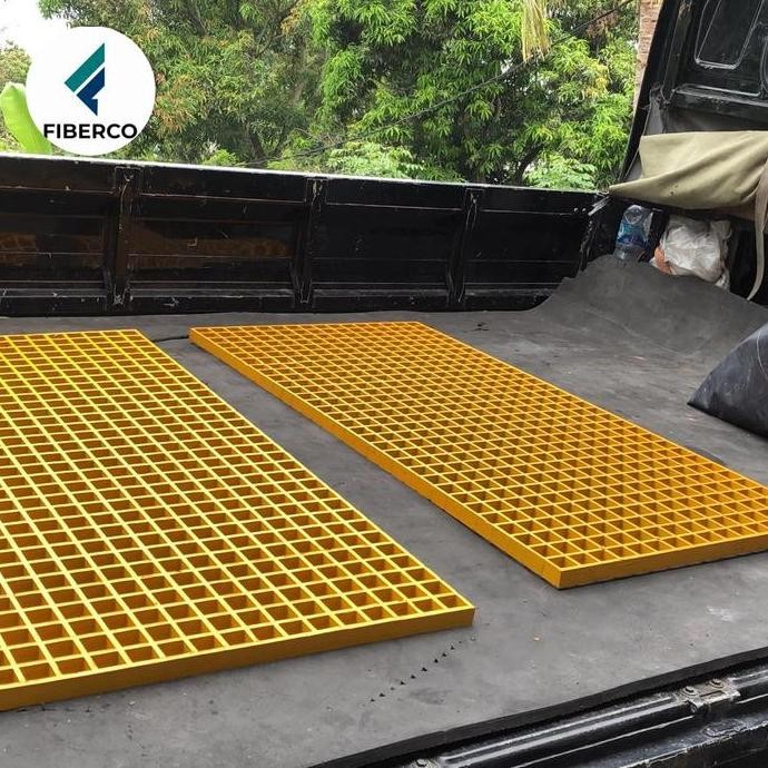FRP GRATING FIBERGLASS, MOULDED GRATING SIZE 200 X 2000 X 25MM ORIGINAL DAN TERPERCAYA