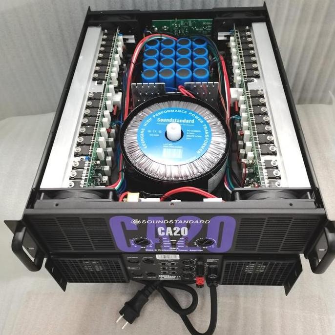 POWER AMPLI CA 20 SOUNDSTANDARD ( BODY PANJANG ) ORIGINAL DAN TERPERCAYA