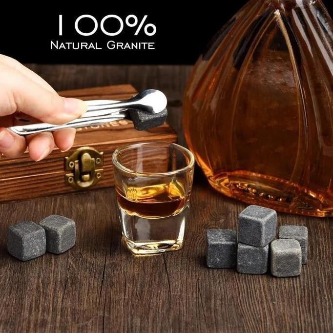 1Set Whiskey Stone Reusable Ice Cube Whisky Stone